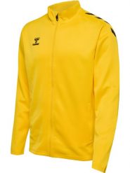 Bluza dresowa zapinana na zamek błyskawiczny Hummel Core XK. Żółte bluzy Hummel, xl, bez wzorów, z dresówki, eleganckie, bez ramiączek, bez kaptura. Za 245.20 zł.