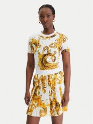 Versace Jeans Couture Spódnica mini 80HAE820 NS834 Biały Regular Fit. Białe spódnice Versace Jeans Couture, bez wzorów, z jeansu, mini. Za 1,379.00 zł.