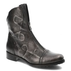 Czarne Botki Armodo Obuwie Premium. Czarne botki Armodo, bez wzorów, z materiału, eleganckie, bez obcasa, bez zapięcia. Za 409.00 zł.