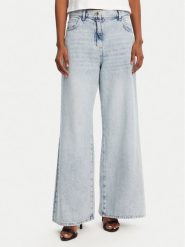 Patrizia Pepe Jeansy 2P1697/D070-CA61 Niebieski Wide Leg. Niebieskie jeansy Patrizia Pepe, bez wzorów, z jeansu. Za 1,029.00 zł.