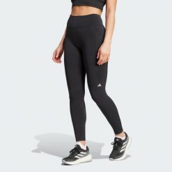 Legginsy Own the Run Full-Length. Czarne bielizna termoaktywna damska adidas, bez wzorów, z materiału. W wyprzedaży za 257.50 zł.