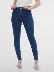 Orsay Dżinsy - Skinny fit - w kolorze niebieskim rozmiar: 34. Niebieskie jeansy Orsay, bez wzorów, klasyczne. Za 78.99 zł.