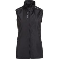 Damska kurtka wodoodporna bez rękawów Elite Lab Shell X1. Czarne kurtki ELITE LAB, bez wzorów, bez kaptura. W wyprzedaży za 240.00 zł.