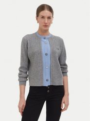 Liu Jo Kardigan WF6108 MA88R Szary Regular Fit. Szare swetry Liu Jo, xs, bez wzorów, z wełny, bez ramiączek. Za 819.99 zł.