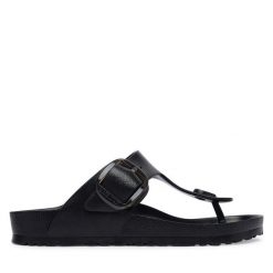 Japonki Birkenstock. Czarne japonki Birkenstock, bez wzorów. Za 269.99 zł.