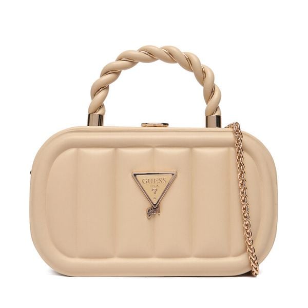 Torebka Guess. Brązowe torebki klasyczne Guess, z aplikacjami, klasyczne, bez dodatków. Za 242.99 zł.