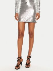 ROTATE Spódnica mini 1132072293 Srebrny Regular Fit. Szare spódnice ROTATE, bez wzorów, z syntetyku, mini. Za 449.99 zł.