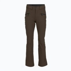 Spodnie narciarskie damskie BOGNER FIRE+ICE Nessa-T. Brązowe spodnie narciarskie bez wzorów, z elastanu, narciarskie. Za 1,429.00 zł.
