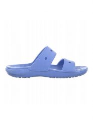 Crocs Klapki "Classic" w kolorze fioletowym rozmiar: 39/40. Różowe klapki Crocs, bez wzorów, klasyczne, z otwartym noskiem, bez obcasa, bez zapięcia. Za 108.95 zł.