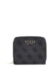 Guess Portfel w kolorze antracytowym - 11 x 9 x 2 cm rozmiar: onesize. Czarne portfele Guess, z aplikacjami, z materiału. Za 180.91 zł.