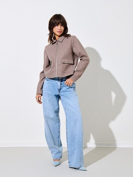 ONLY Kurtka przejściowa w kolorze beżowym rozmiar: M. Brązowe kurtki ONLY, m, bez wzorów, bez kaptura. Za 171.68 zł.