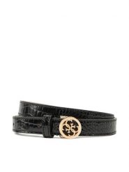 Guess Pasek Damski BW9220 P5220 Czarny. Czarne paski Guess, z aplikacjami, ze skóry. Za 179.99 zł.