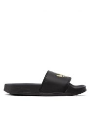 Adidas Klapki adilette Lite W GZ6196 Czarny. Czarne klapki adidas, bez wzorów, ze skóry, sportowe, bez obcasa, bez zapięcia. Za 139.99 zł.
