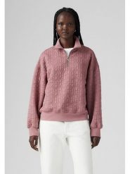 Levi's Bluza w kolorze szaroróżowym rozmiar: XS. Różowe bluzy bez kaptura Levi's, s, bez wzorów, bez kaptura. Za 144.58 zł.