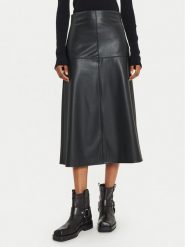 Max Mara Leisure Spódnica z imitacji skóry Scilli 2426776028 Czarny Regular Fit. Czarne spódnice Max Mara Leisure, s, bez wzorów, ze skóry. Za 379.99 zł.