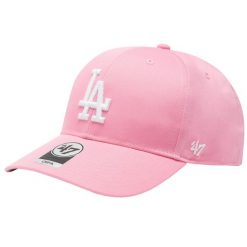 Czapka z daszkiem damska MLB Los Angeles Dodgers Cap. Czerwone czapki z daszkiem 47 Brand, bez wzorów, sportowe. Za 109.99 zł.