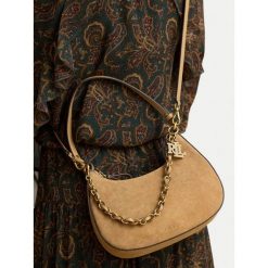 Torebka LAUREN RALPH LAUREN. Brązowe torebki klasyczne Lauren Ralph Lauren, bez wzorów, klasyczne, bez dodatków. Za 1,599.00 zł.