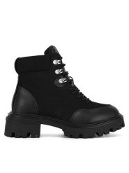 JENNY Botki WYL3996-1 Czarny. Czarne botki Jenny, bez wzorów, bez obcasa, na płaskiej podeszwie, bez zapięcia. Za 143.99 zł.