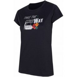 Koszulka z krótkim rękawem Damska Trangoworld Myra Czarny. Czarne t-shirty sportowe trangoworld, bez wzorów, z poliesteru, bez ramiączek. Za 203.00 zł.