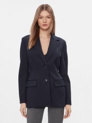 Tommy Hilfiger Marynarka WW0WW40341 Granatowy Slim Fit. Niebieskie marynarki i żakiety Tommy Hilfiger, bez wzorów, z wiskozy, bez ramiączek. Za 639.99 zł.