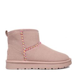 Śniegowce Roxy. Czerwone śniegowce Roxy, bez wzorów, bez zapięcia. Za 199.99 zł.