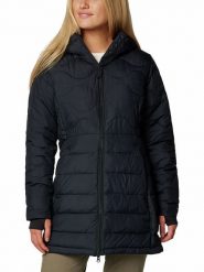 Columbia Kurtka zimowa "Crown Point II" w kolorze czarnym rozmiar: S. Czarne kurtki Columbia, na zimę, s, bez wzorów, z puchu, bez kaptura. Za 379.95 zł.