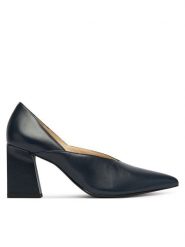 HÖGL Czółenka 0-187521-30000 Granatowy. Niebieskie czółenka Högl, bez wzorów, ze skóry, bez obcasa, bez zapięcia. Za 799.99 zł.