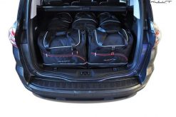 Torby Do Bagażnika Ford S-Max 2015-2023 5Szt Kjust. Czarne torby podróżne KJUST, bez wzorów, z kauczuku. Za 1,631.00 zł.