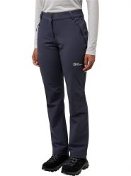 Jack Wolfskin Spodnie funkcyjne "Activate Thermic" w kolorze antracytowym rozmiar: 40/L. Czarne spodnie dresowe Jack Wolfskin, bez wzorów, z materiału. Za 242.70 zł.