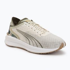 Buty do biegania damskie Puma Electrify Nitro Frida Kahlo. Zielone buty do biegania Puma, bez wzorów, bez zapięcia, do biegania. Za 269.99 zł.
