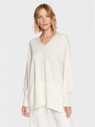 Fabiana Filippi Sweter MAD222W028 Écru Relaxed Fit. Swetry Fabiana Filippi, bez wzorów, z wełny, bez ramiączek. Za 2,809.00 zł.