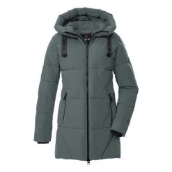 Parka damska z kapturem Killtec GW 30. Szare płaszcze Killtec, m, bez wzorów, z dzianiny, z kapturem. Za 644.00 zł.