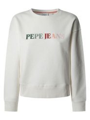 Pepe Jeans Bluza "Regan" w kolorze białym rozmiar: M. Białe bluzy Pepe Jeans, m, bez wzorów, z jeansu, bez kaptura. Za 220.63 zł.