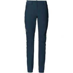 Spodnie damskie VAUDE Scopi II. Niebieskie spodnie narciarskie Vaude, bez wzorów, z materiału, narciarskie. Za 559.00 zł.