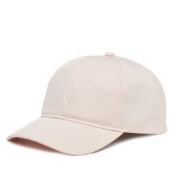 Czapka z daszkiem Calvin Klein Jeans. Czerwone czapki z daszkiem Calvin Klein Jeans, bez wzorów, z jeansu. Za 99.99 zł.