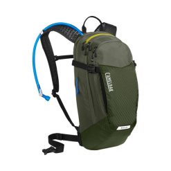 Plecak rowerowy z bukłakiem CamelBak M.U.L.E. 12 - dusty olive. Zielone plecaki Camelbak, bez wzorów, bez dodatków. Za 471.99 zł.