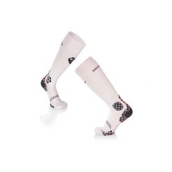 Skarpety uciskowe do biegania 3/4 Skarpety uciskowe Biało-Szare. Białe skarpetki TRY TO FLY, bez wzorów. W wyprzedaży za 88.76 zł.