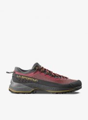 Buty podejściowe damskie La Sportiva TX4 Evo ST. Czerwone buty trekkingowe La Sportiva, bez wzorów, z materiału, przed kostkę, bez zapięcia, trekkingowe. Za 766.12 zł.