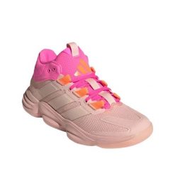 Buty sportowe Adidas Court Stabil różowe. Czerwone buty treningowe adidas, bez wzorów, z gumy, za kostkę, bez zapięcia, do koszykówki. Za 439.75 zł.