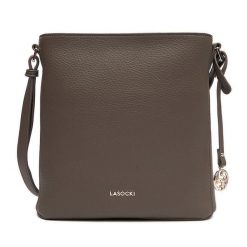 Torebka Lasocki. Szare listonoszki Lasocki, bez wzorów, bez dodatków. Za 169.99 zł.