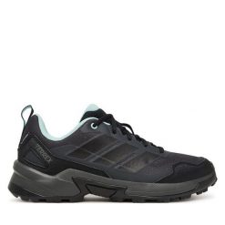 Trekkingi adidas. Czarne buty trekkingowe adidas, bez zapięcia. Za 399.99 zł.