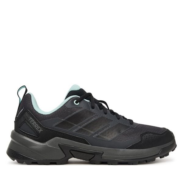 Trekkingi adidas. Czarne buty trekkingowe adidas, bez wzorów, bez zapięcia, trekkingowe, climaproof (adidas). Za 399.99 zł.