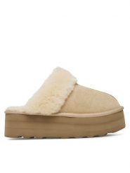 DeeZee Kapcie DZ-AW12 Beżowy. Brązowe kapcie DeeZee, bez wzorów, z materiału. Za 199.99 zł.