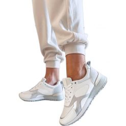 PA1 Buty sportowe damskie Midge White białe. Białe buty treningowe PA1, bez wzorów, z materiału, bez zapięcia. Za 123.56 zł.