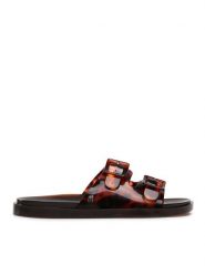 Melissa Klapki Wide Ad 32950 Brązowy. Brązowe klapki Melissa, bez wzorów, z tworzywa sztucznego, bez obcasa, bez zapięcia. Za 329.99 zł.