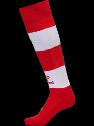 Hummel skarpety piłkarskie hmlESSENTIAL pasy - TRUE RED/WHITE. Białe skarpetki Hummel, bez wzorów, z bawełny. Za 79.28 zł.