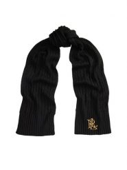 LAUREN RALPH LAUREN Szalik 454P23506003 Czarny. Czarne szaliki i kominy Lauren Ralph Lauren, bez wzorów, z poliesteru. Za 419.99 zł.