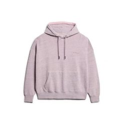 Bluza z kapturem z farbowanej bawełny dla kobiet Superdry Logo Essential. Brązowe bluzy Superdry, s, bez wzorów, z bawełny, eleganckie, bez ramiączek, z kapturem. Za 319.00 zł.