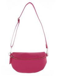 Zwillingsherz Skórzana saszetka "Crossbody" w kolorze różowym - 23 x 14 cm rozmiar: onesize. Różowe nerki i saszetki Zwillingsherz, bez wzorów, z materiału, sportowe, bez dodatków. Za 129.75 zł.