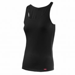 Damski tank top Löffler Transtex® Light. Czarne topy LOFFLER, l, bez wzorów, sportowe, bez kołnierzyka, bez ramiączek. Za 259.50 zł.
